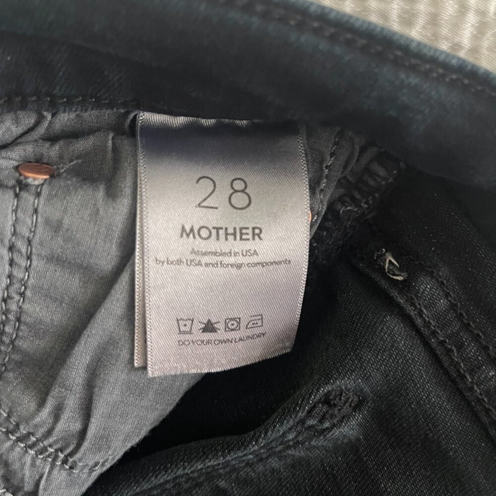 MOTHER The Lil' Mid Rise Rambler Zip Ankle, size 28 - Picture 4 of 5